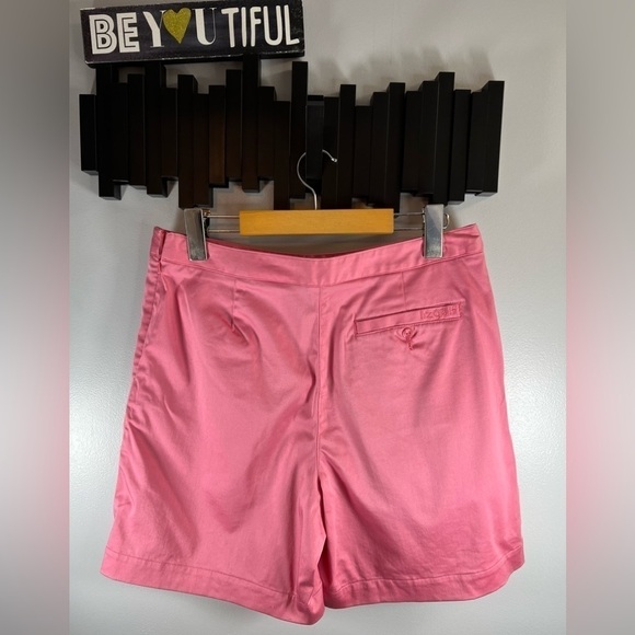 Lizgolf Flat Front Sateen Finish Short Size 8 Side Zipper Closure 4 Pockets - Picture 2 of 8